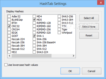 HashTab screenshot 3