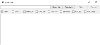 HashZilla screenshot