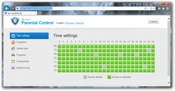 Hauberk Parental Control screenshot 2