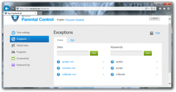 Hauberk Parental Control screenshot 3