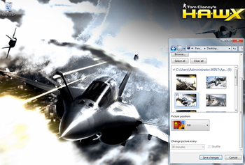 HAWX Theme screenshot