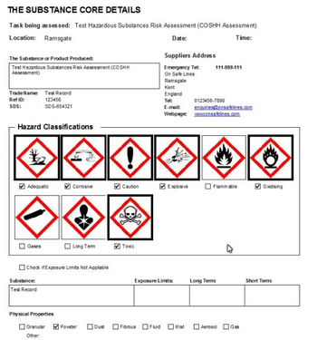 Hazardous Substances Assessment Management screenshot 3