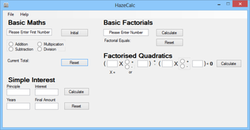 Haze Calc screenshot