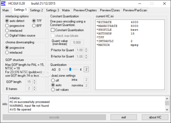 HC Encoder screenshot 2