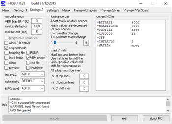 HC Encoder screenshot 3
