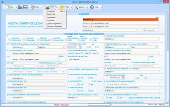 HCFA-1500 Fill & Print screenshot 3