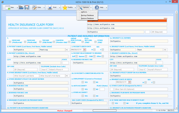 HCFA-1500 Fill & Print screenshot 4