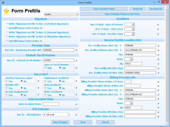 HCFA-1500 Fill & Print screenshot 5