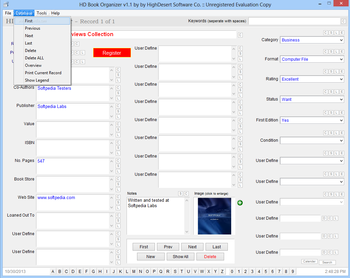 HD Book Organizer screenshot 2