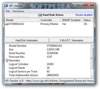 HD Checker screenshot