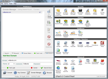 HD cPanel Desktop Professional screenshot 3