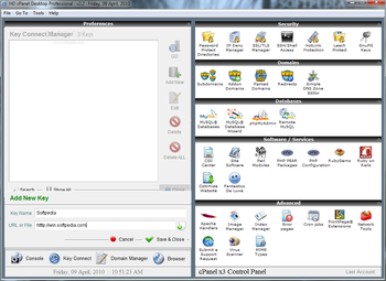 HD cPanel Desktop Professional screenshot 4