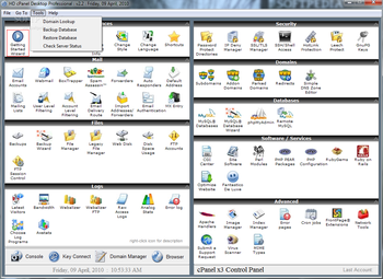 HD cPanel Desktop Professional screenshot 6