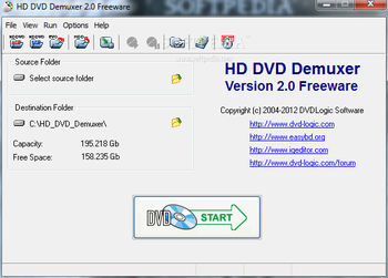 HD DVD Demuxer screenshot