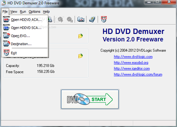 HD DVD Demuxer screenshot 2