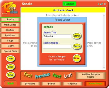 HD RecipeLocker screenshot 3