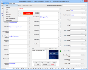 HD Software Organizer screenshot 2