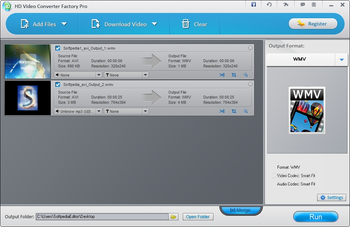 HD Video Converter Factory Pro screenshot