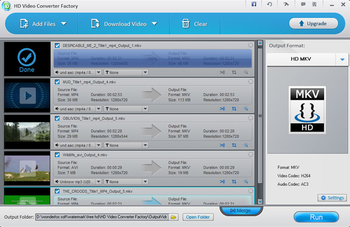 HD Video Converter Factory Pro screenshot