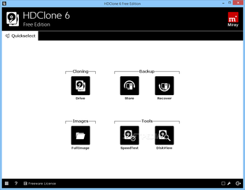 HDClone Free Edition screenshot