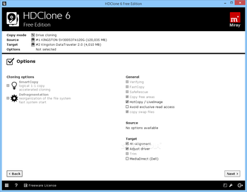 HDClone Free Edition screenshot 4