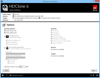 HDClone Free Edition screenshot 6