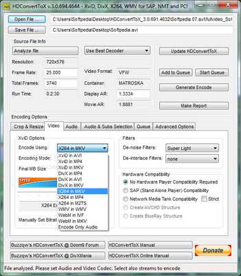 HDConvertToX screenshot 4