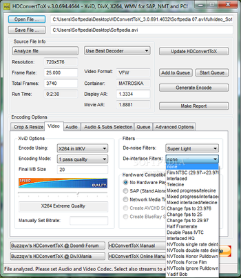 HDConvertToX screenshot 5