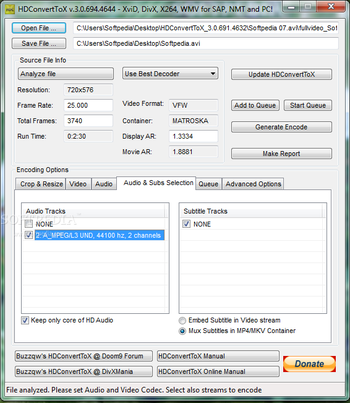 HDConvertToX screenshot 9