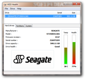 HDD Health screenshot