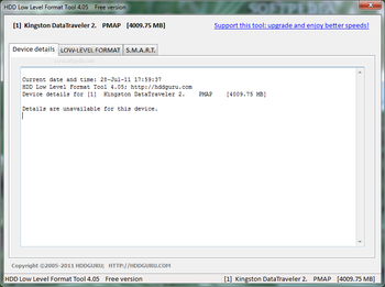 HDD Low Level Format Tool screenshot 2