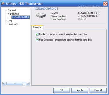 HDD Thermometer screenshot