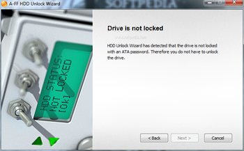 HDD Unlock screenshot 2
