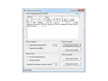 HDHacker Portable screenshot
