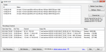 HDHR-VCR screenshot