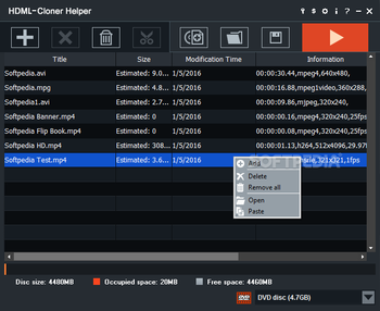 HDML-Cloner Helper screenshot 2
