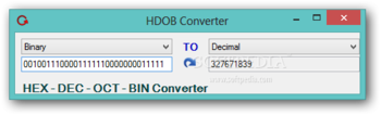 HDOB Converter screenshot