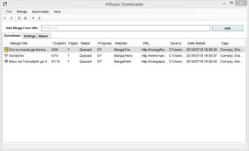 HDoujin Downloader screenshot