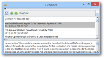 Headlines For jEdit screenshot 2