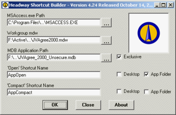 Headway Shortcut Builder screenshot