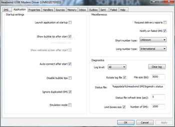 Headwind GSM Modem Driver screenshot 2