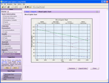 HealthFrame Explorer screenshot
