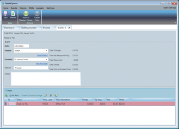 HealthSpense screenshot