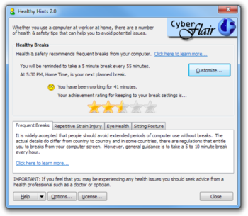Healthy Hints screenshot