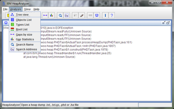 HeapAnalyzer screenshot 2