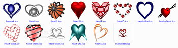 Hearts Icons screenshot