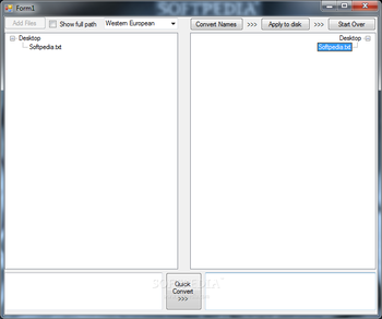 Hebrew File Name Fix screenshot