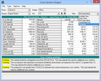 HEC-RAS screenshot 13
