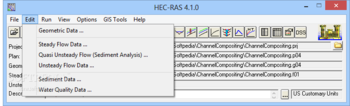 HEC-RAS screenshot 3