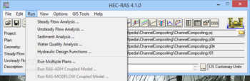 HEC-RAS screenshot 4